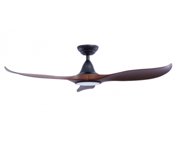 Efenz Downrod Ceiling Fan (Black Dutch Cocoa/ White Dutch Cocoa) With LED Light