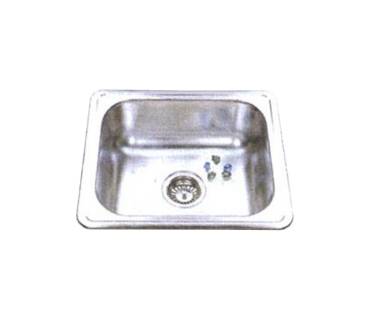 Monic i-490 Stainless Steel Inset Mount Single Bowl Kitchen Sink