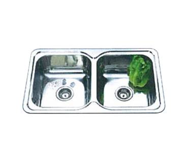Monic i-820 Stainless Steel Inset Mount Double Bowl Kitchen Sink